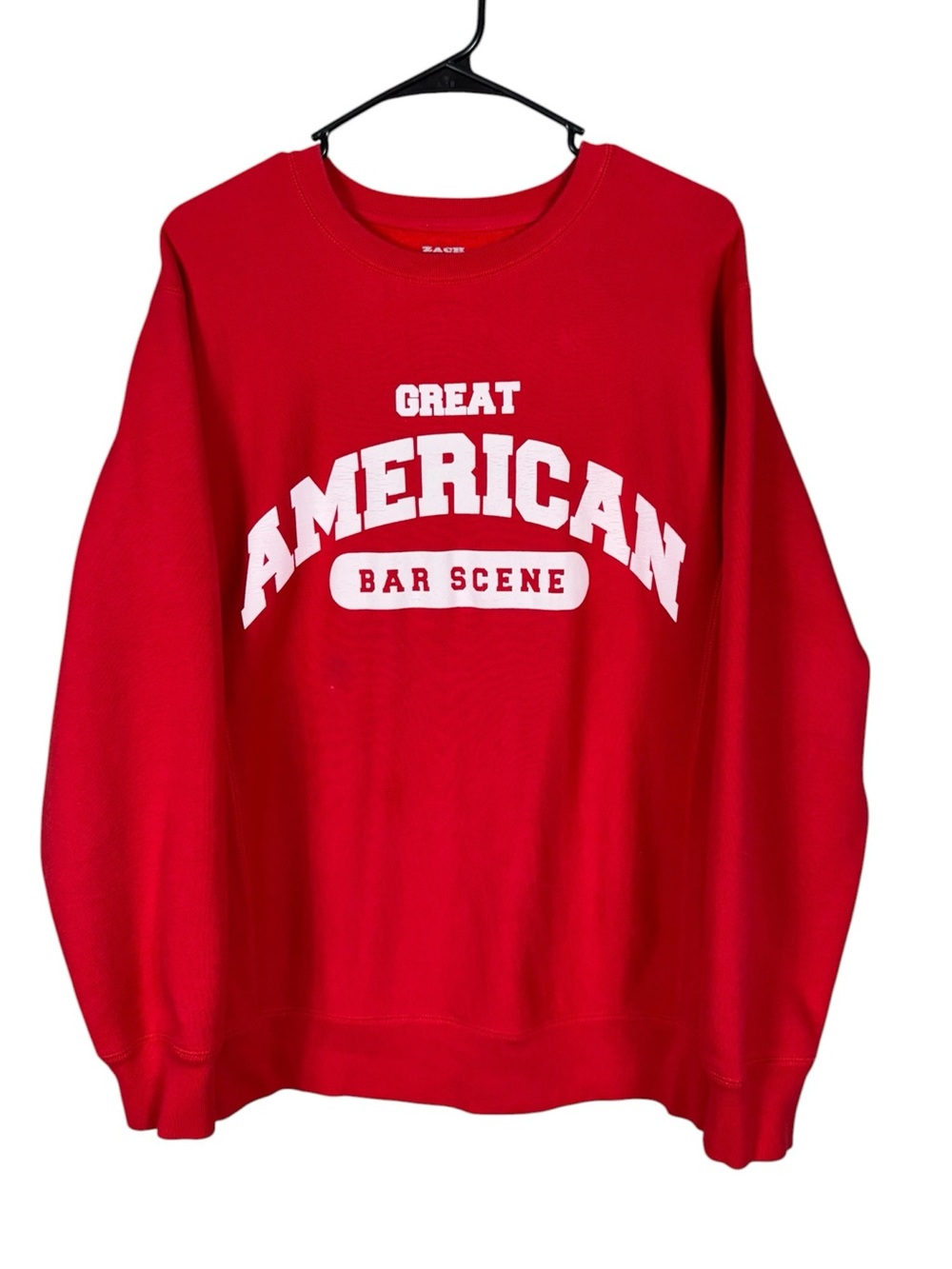 Zach Bryan Sweatshirt Medium Great American Bar Scene Red Tour Merch